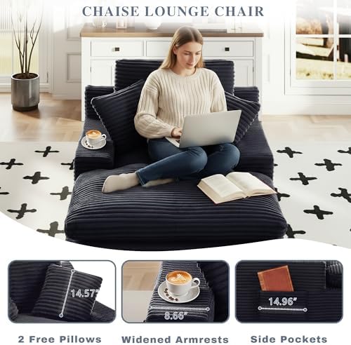 Chaise Lounge Chair Indoor, Modern Couch Bed - Image 4