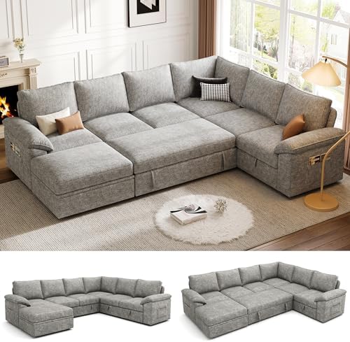 106'' Modular Sectional Sofa by Unknown