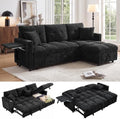81”Pull Out Sofa Bed, L Shaped Sleeper Sofa by FOCALSWEET