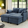 Hanherry 58" Cloud Couch Sectional Modular Sofa, Deep Seat Couches by Hanherry