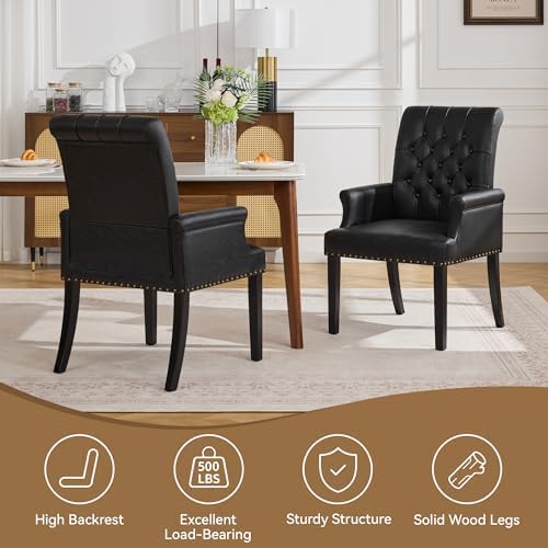 WUTUTUEE PU Leather Dining Chair - Image 5