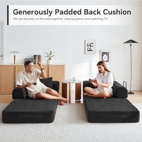 79" Convertible Sofa Bed, Boneless Couch - Image 6