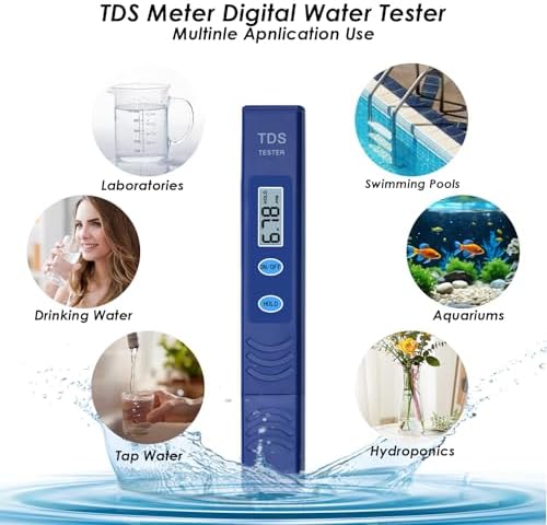 TDS Water Tester, Drinking Water Tester, 0-9990 PPM Meter Water Quality Tester - Image 5