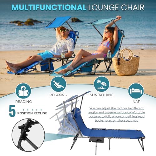 FUNDANGO 400lbs Heavy Duty Tanning Chair - Image 5