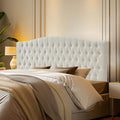 Furpopup Linen King Size Headboard Only, Upholstered Wall Mount by Furpopup