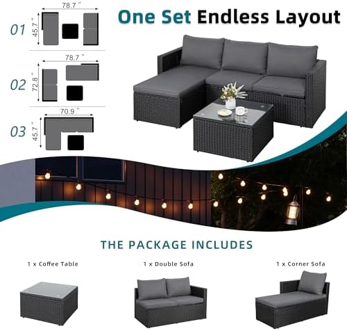 SUNLEI Patio Furniture Set - Image 5