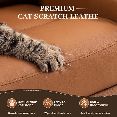 Manual Reclining Sofa, 3 Seat Recliner Couch Sofa, Home Theater Apartment - Image 4
