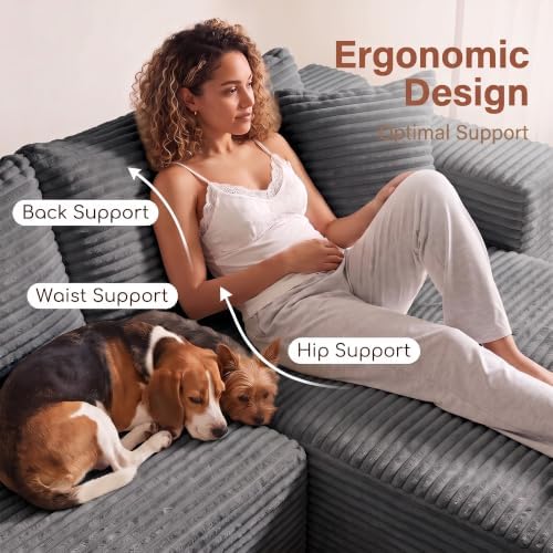 Boneless Couch Modular Sectional Sofa Cloud Couch - Image 3