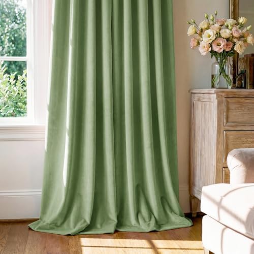 StangH Retro Green Velvet Curtains - Image 7
