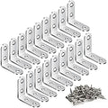 Vicuna R 18PCS L Bracket Corner Brace, Stainless Steel Corner Bracket by Vicuna+R