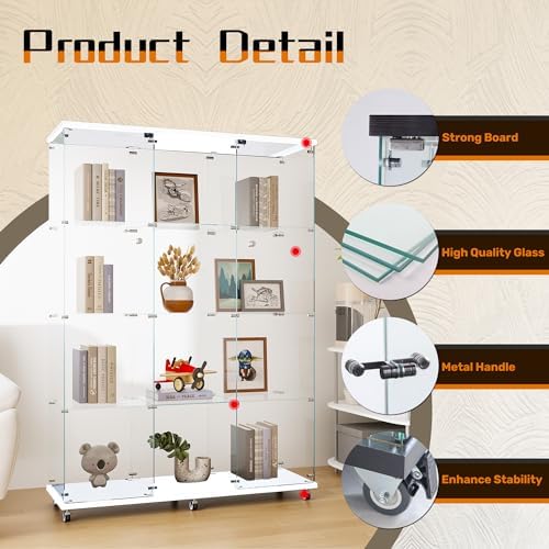 LFT HUIMEI2Y 12-Shelf Glass Display Cabinet - Image 5