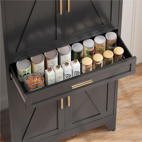 COFaR 71'' Tall Metal Pantry Cabinet - Image 5