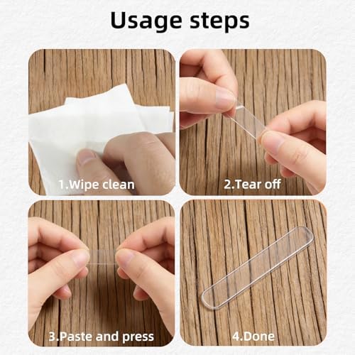 50 PCS Cabinet Door Bumper, Premium Long Strip Door Silencer - Image 5