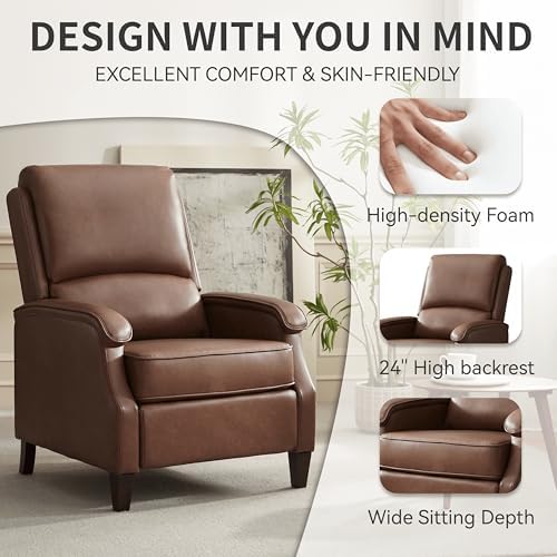 VKNOW Faux Leather Recliner Chair - Image 4