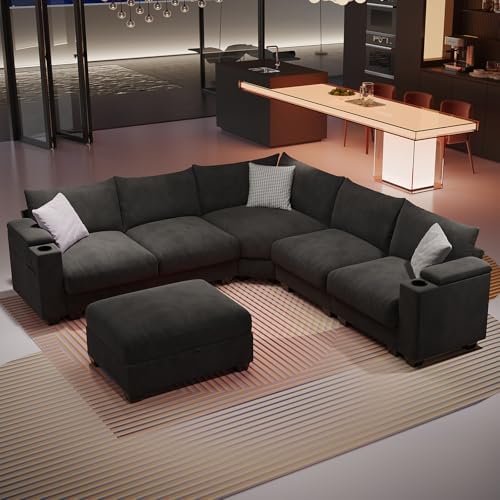107" L Shaped Sectional Couches by HAKSYEAL