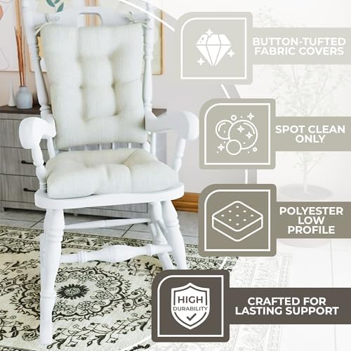 Klear Vu The Gripper Non-Slip Rocking Chair Cushion Set - Image 2