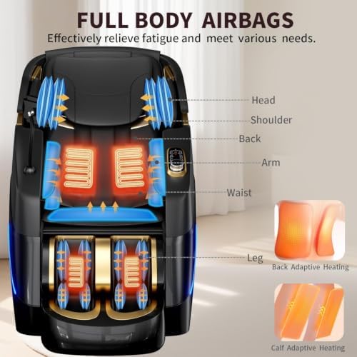 2026 Upgrade Massage Chair sleeping pod Full Body, Zero Gravity 3D SL-Track - Image 7