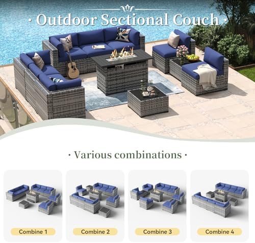 Aoxun 11 Piece Patio Furniture Set - Image 5