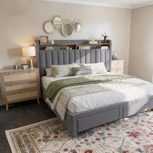EnHomee Bed Frame Queen Size - Image 4