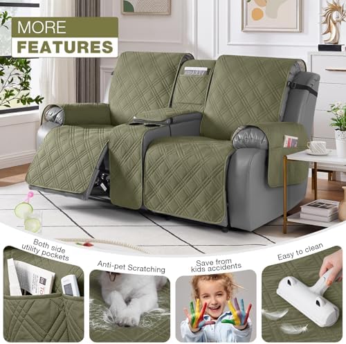TAOCOCO Waterproof Loveseat Recliner Cover - Image 6