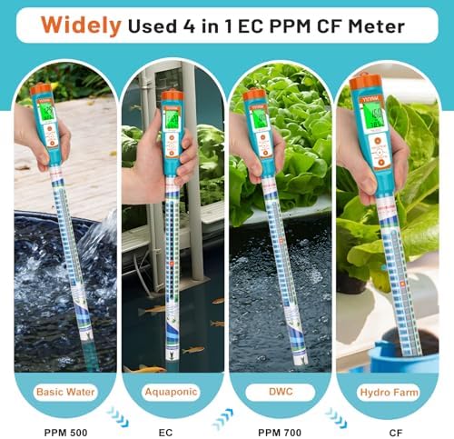 YINMIK PPM Meter, EC Meter Hydroponics Conductivity Tester Stick - Image 6