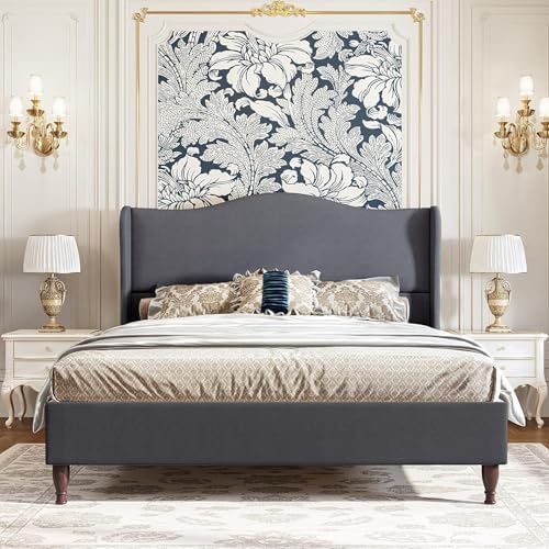 koorlian King Size Upholstered Bed Frame by Koorlian