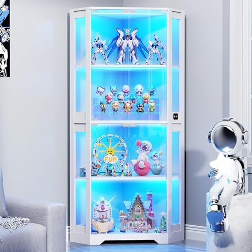 BROTTAR Lighted Corner Display Cabinet by BROTTAR