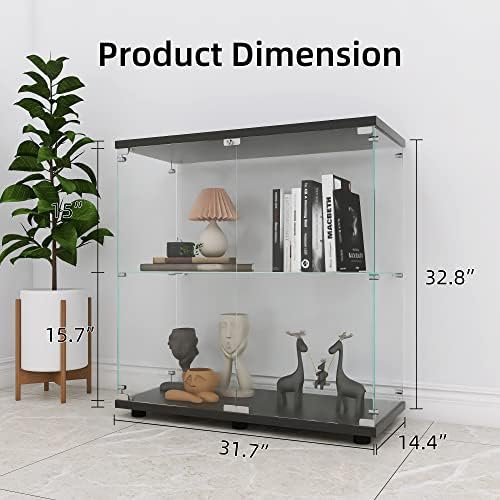 LFT HUIMEI2Y 2-Tier Glass Display Cabinet - Image 2