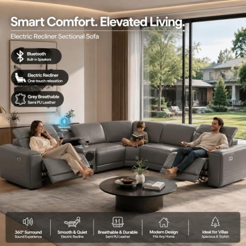 Power Recliner Sectional Sofa - Image 3