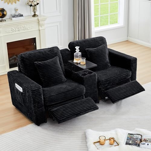 ORRD Oversized Corner Modular Sectional Sofa, L Shape Plush Corduroy Fluffy - Image 5