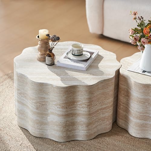 JUSTONE Set of 2 Round Coffee Tables - Image 5
