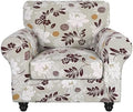 SearchI Stretch Sofa Cover Printed Couch Covers, Floral Pattern 2 Piece by SearchI