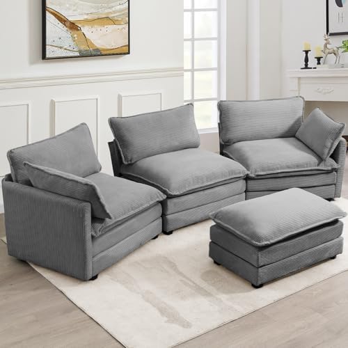 ROWHY 112'' Modular Sectional Cloud Couch - Image 3
