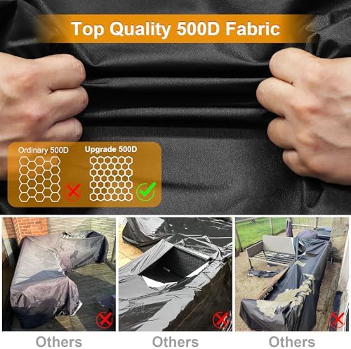 Kipiea V-Shape Outdoor Patio Furniture Covers Waterproof, 500D Heavy-Duty - Image 4