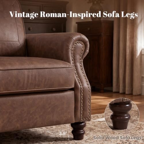 Kingfun Faux Leather Accent Chair - Image 4
