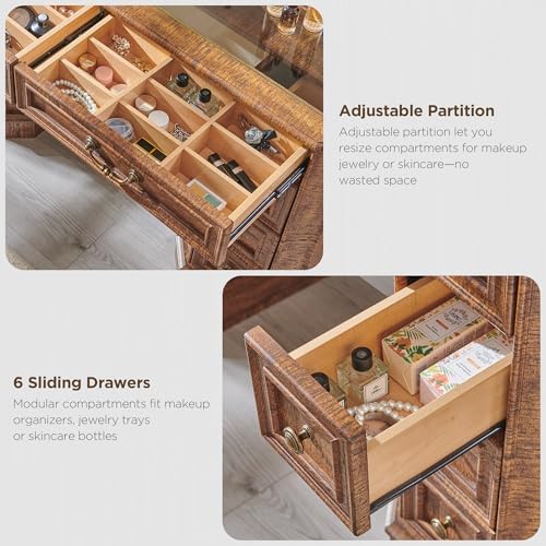 T4TREAM 48" Farmhouse Vanity Desk - Image 5