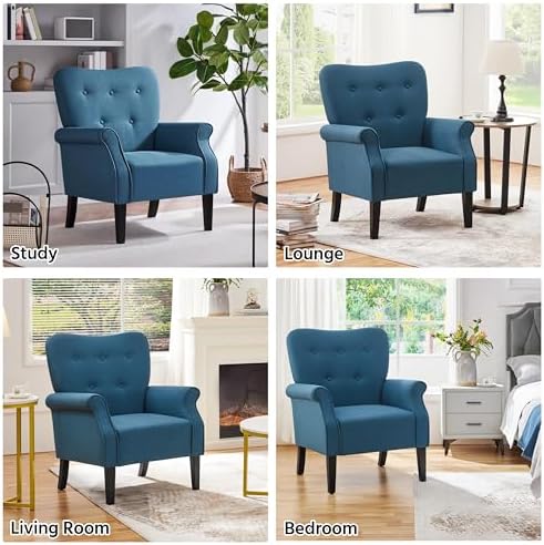 Yaheetech High Back Accent Chair Set of 2 - Image 6