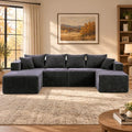118" Modular Sectional Sofa, Boneless Couches by Yimilife