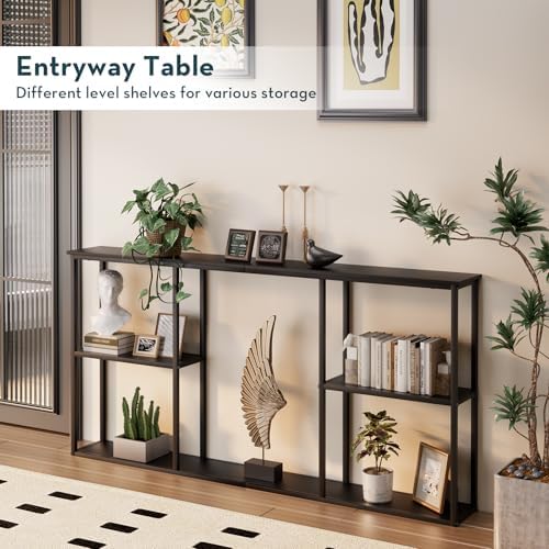 WOHOMO 63 in Entryway Table Modern Sofa Table - Image 3