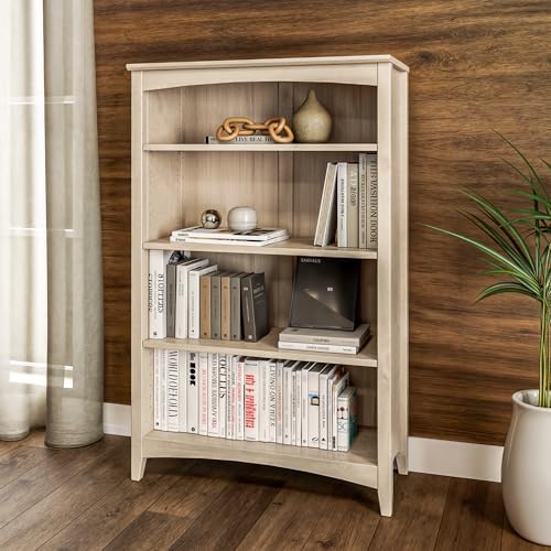 Camaflexi Shaker Style 4 Shelf Bookcase/Solid Wood / 48" High/Adjustable - Image 4