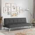 Serta® Rane Futon Sofa Bed 66.1", 3-in-1 Convertible Couch Sleeper by SertaDreamConvertibles