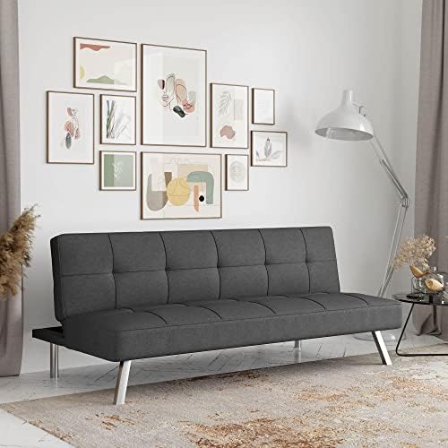 Serta® Rane Futon Sofa Bed 66.1", 3-in-1 Convertible Couch Sleeper by SertaDreamConvertibles