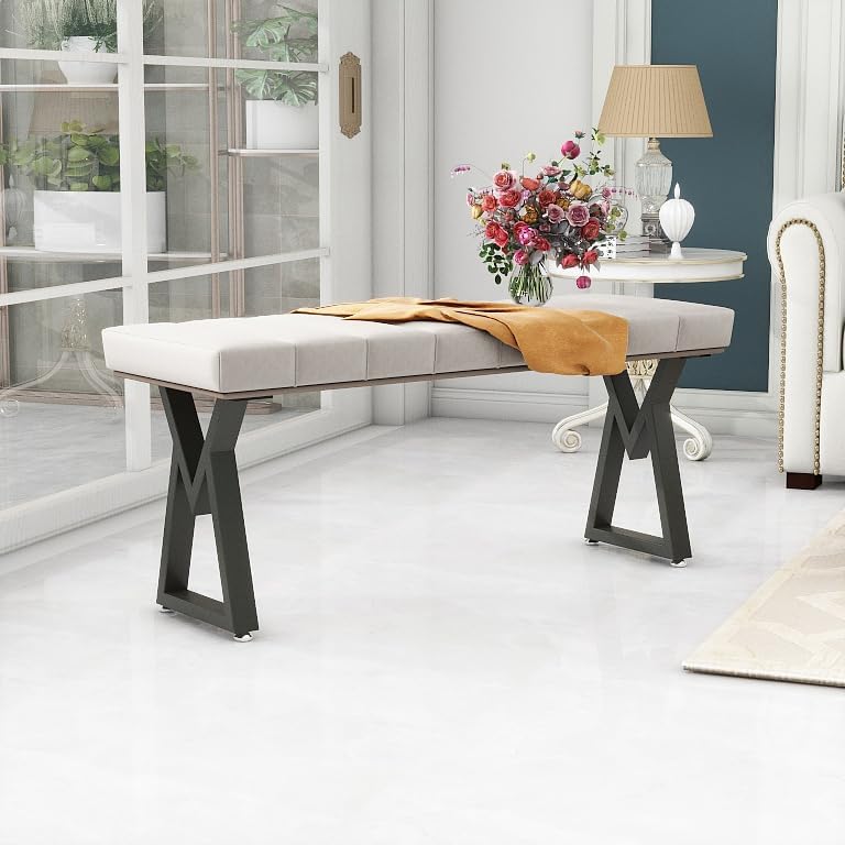 22 Inch Metal Table Legs Black Iron Coffee & End Table Legs, Diamond Shape DIY - Image 3