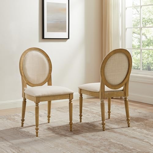 Crosley Furniture Daphne Upholstered Cane-Back Dining Chairs - Image 2