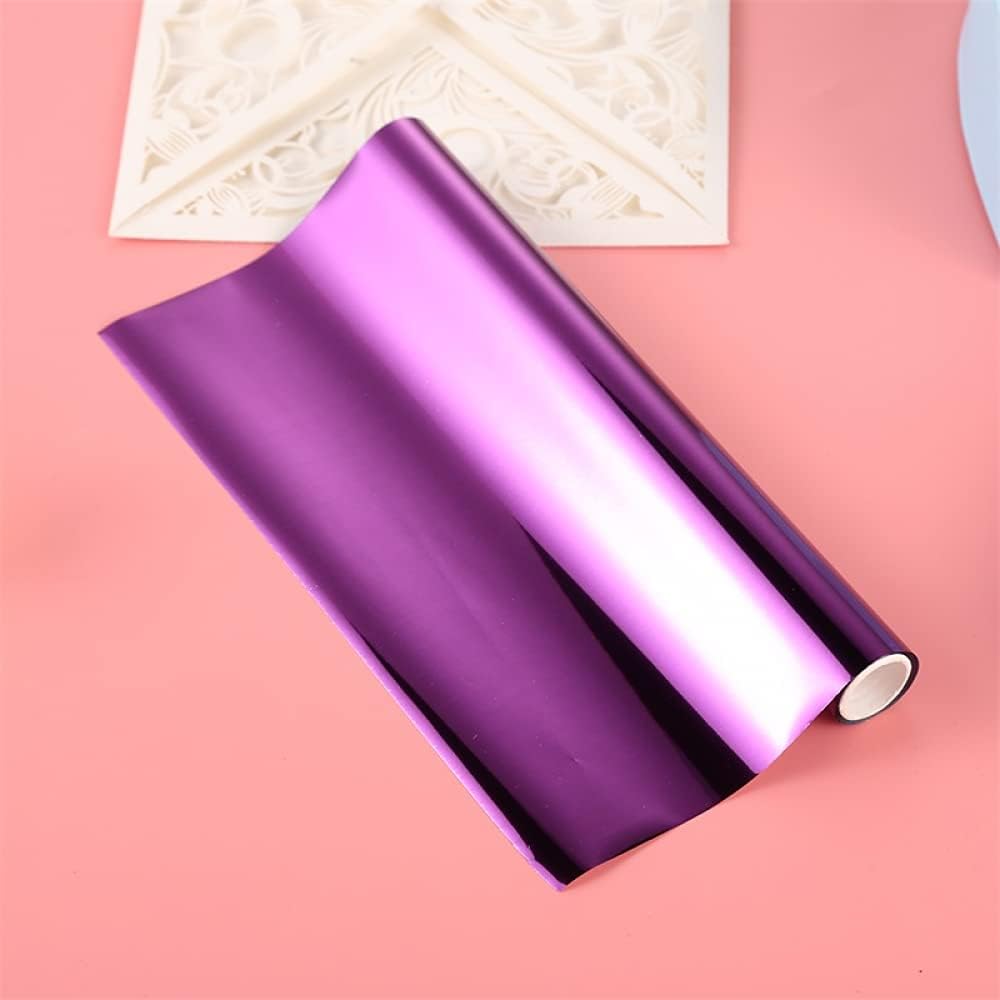 Foil Paper for Crafts Rolls 5Meters Toner Reactive Foil Roll for Scrapbooking Crafting Cardstock Decor Hot Stamping Holographic Heat Transfer DIY Crafts Accessories Foil by Laser Printer and Laminator