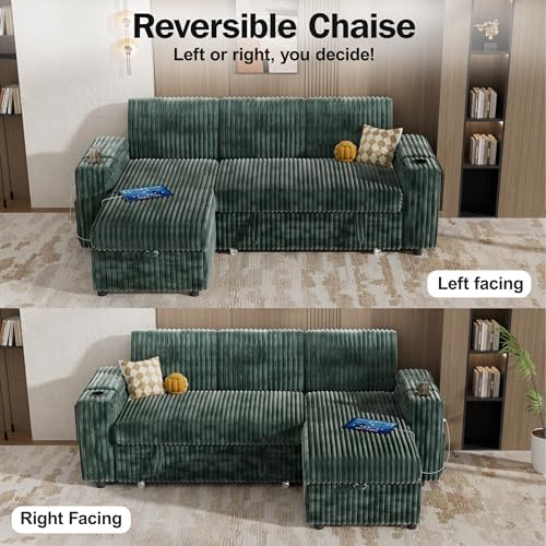WEUP 86" Modular Sectional Sleeper Sofa - Image 6
