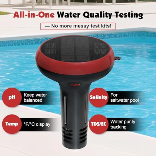 Smart Pool Monitor, 5-in-1 pH Salt Meter - Image 2