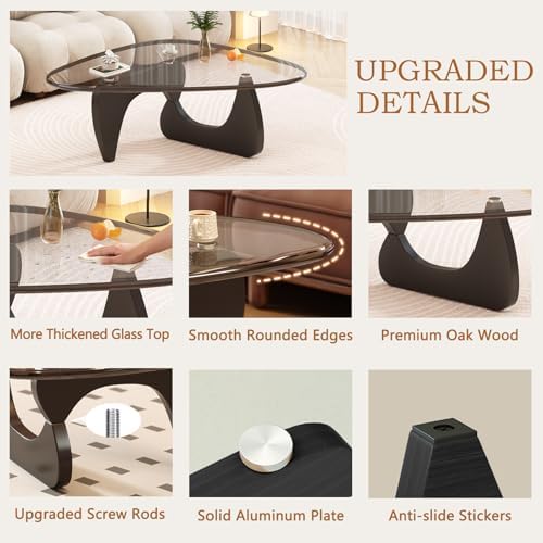 Coffee Table for Living Room Mid Century Modern Center Small Table - Image 6