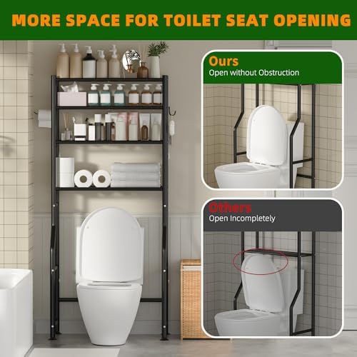 GloTika 4-Tier Over Toilet Storage - Image 5