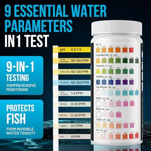 9-In-1 Aquarium Test Strips – 100 Strips - Image 2